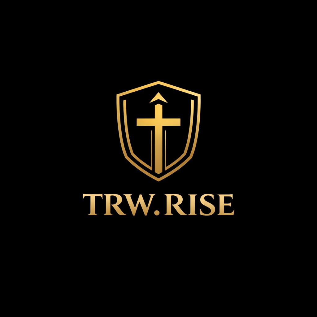 TRW.Rise cross shield logo